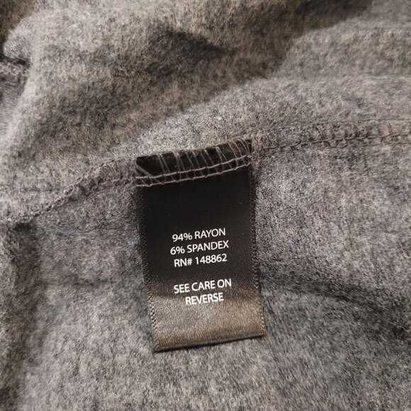 NWT TORRID | Charcoal Grey Fleece Foldover Mini Skirt | Sz. 3X - Picture 7 of 9